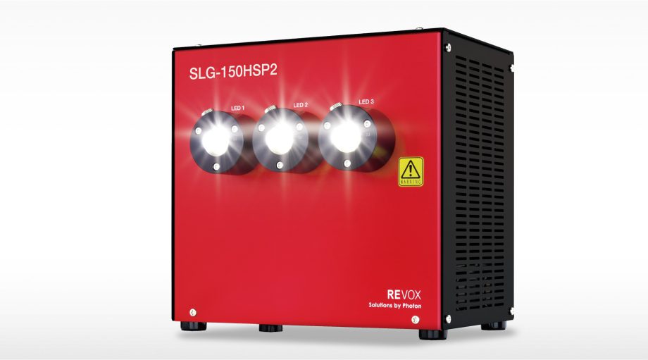 REVOX SLG-150HSP2 pulsed fiber optic illuminator with three white LEDs